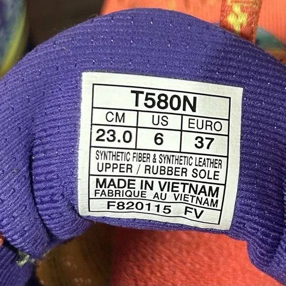 Asics  Gel Noosa Tri 10 Women Size 6 T580N Multicolor Running Shoes Sneakers - Picture 8 of 8